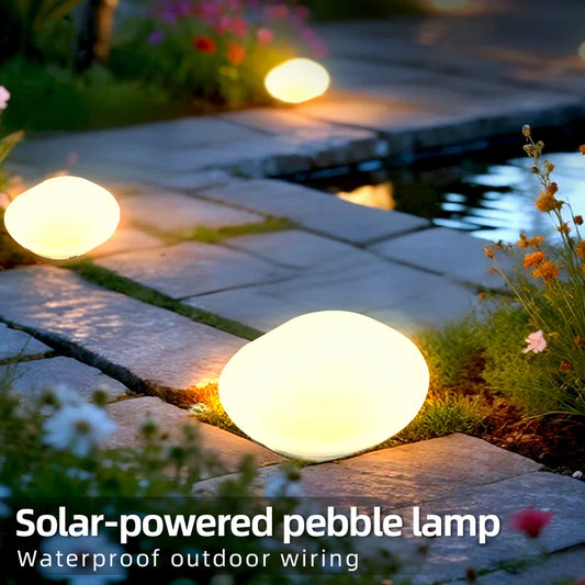 LumiStone™ Solar Glow Garden Pebbles