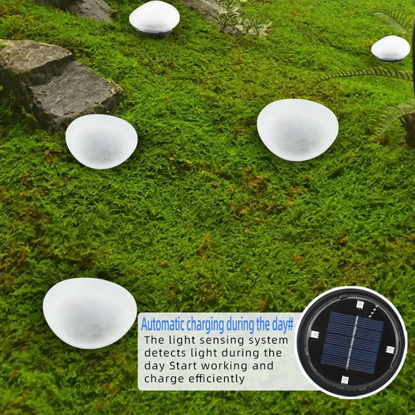 LumiStone™ Solar Glow Garden Pebbles