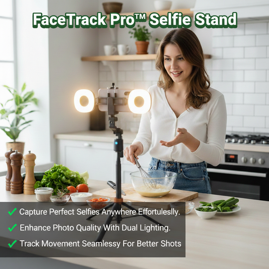 FaceTrack Pro™ Selfie Stand 📱🎥